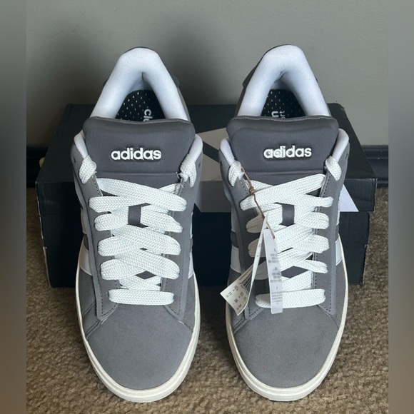 Adidas Men's Grand Court Alpha 00s Classic Gray and White Sneakers size 11 - Picture 8 of 12